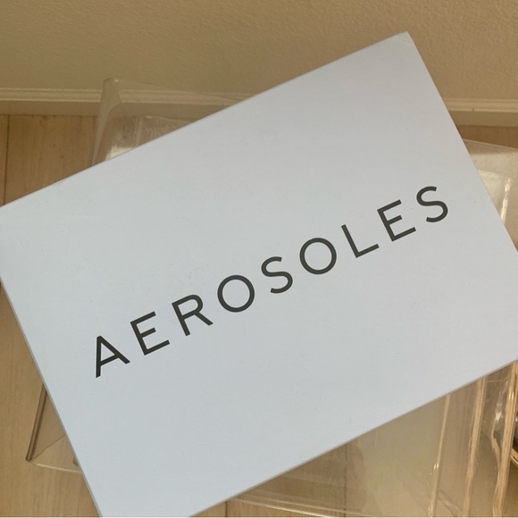 AEROSOLES Chatham Espadrille Block Heeled Platform Sandals in Tan Suede - Picture 11 of 12